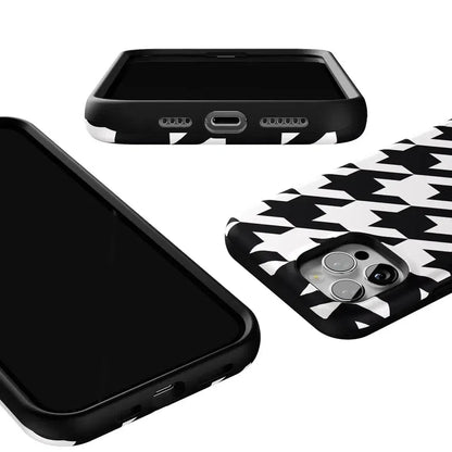 Houndstooth | High Contrast Design Case