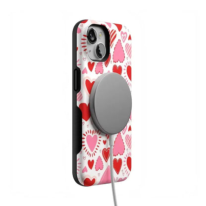 Love Struck | Heart Stickers Case
