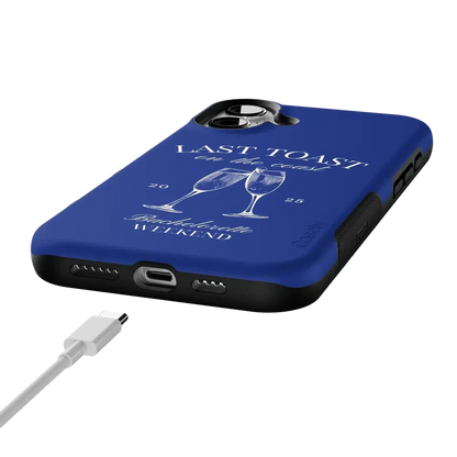 Last Toast | Blue Coastal Bachelorette Case