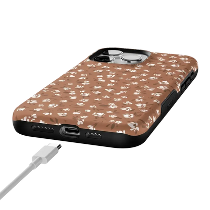 Mocha Meadow | Tiny Flowers Case