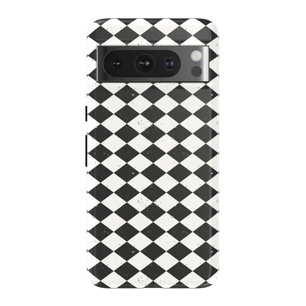 Salem's Hex | Black & White Checkered Case