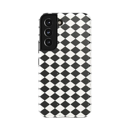 Salem's Hex | Black & White Checkered Case