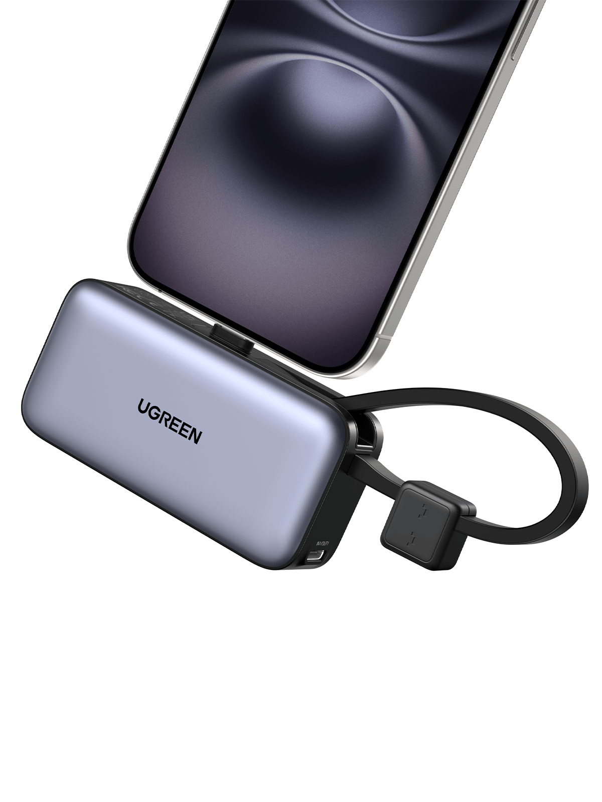 UGREEN 5000mAh Power Bank with USB-C Cable & LED Display