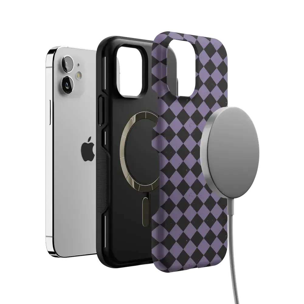 Midnight Hex | Purple Checkered Case