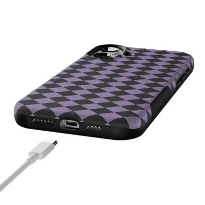 Midnight Hex | Purple Checkered Case