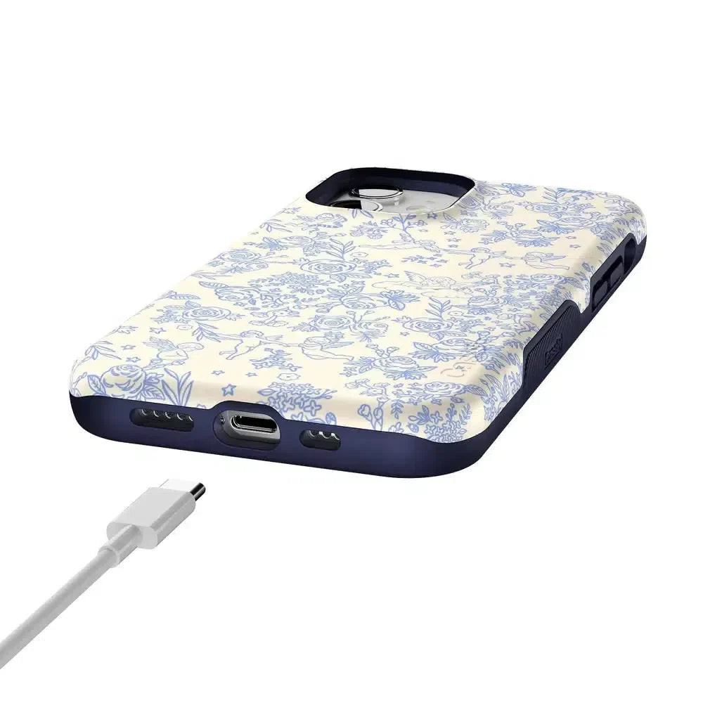 Cupid's Canvas | Periwinkle Floral Case