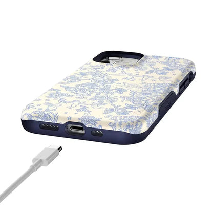 Cupid's Canvas | Periwinkle Floral Case