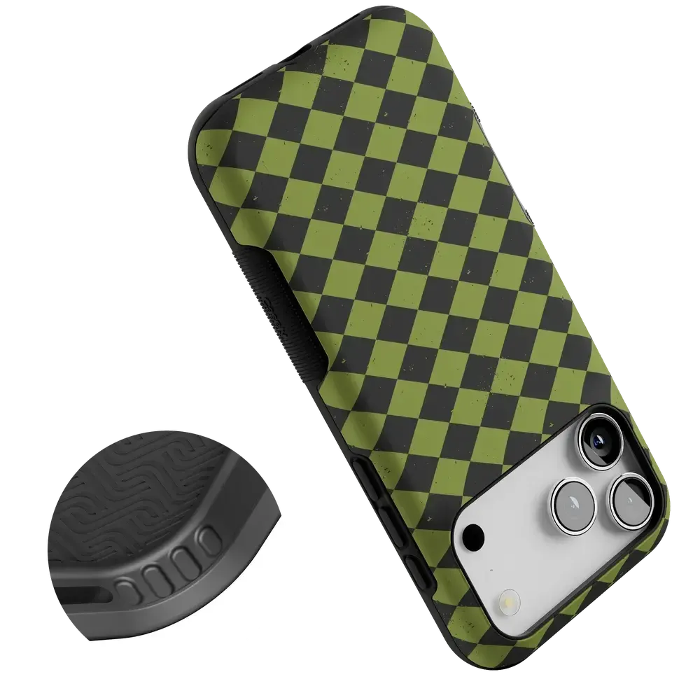 Wicked Hex | Green Checkered Case