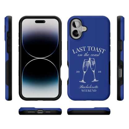 Last Toast | Blue Coastal Bachelorette Case