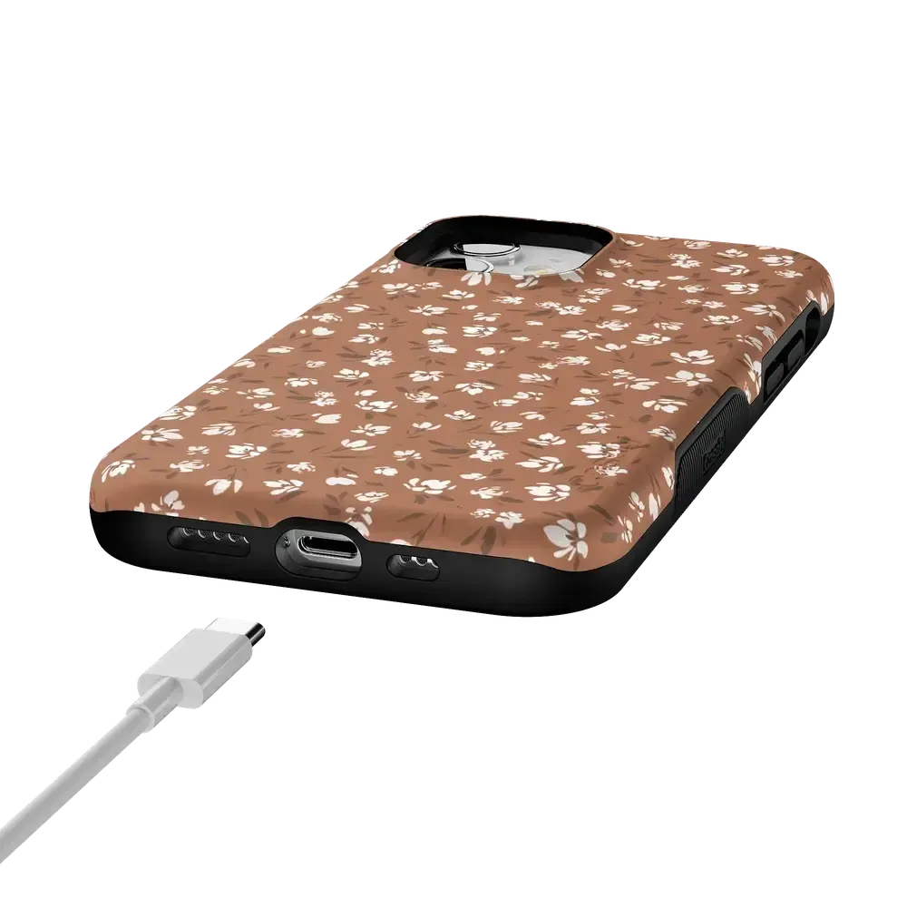 Mocha Meadow | Tiny Flowers Case