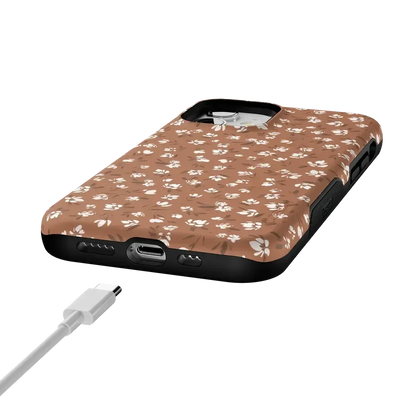 Mocha Meadow | Tiny Flowers Case