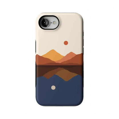 Opposites Attract | Day & Night Colorblock Mountains Case