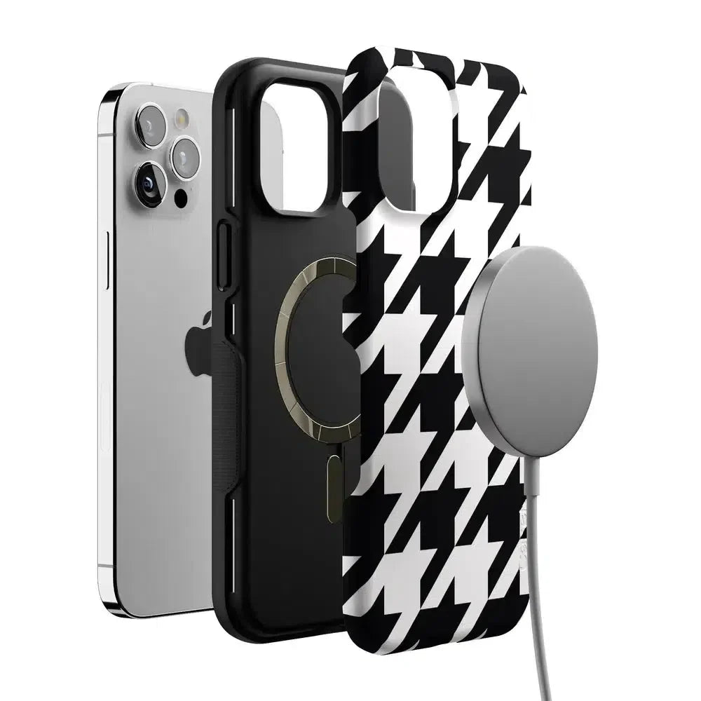 Houndstooth | High Contrast Design Case