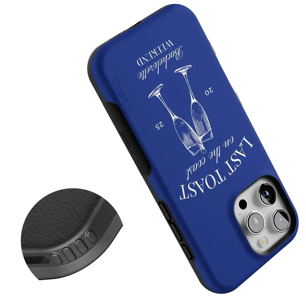 Last Toast | Blue Coastal Bachelorette Case