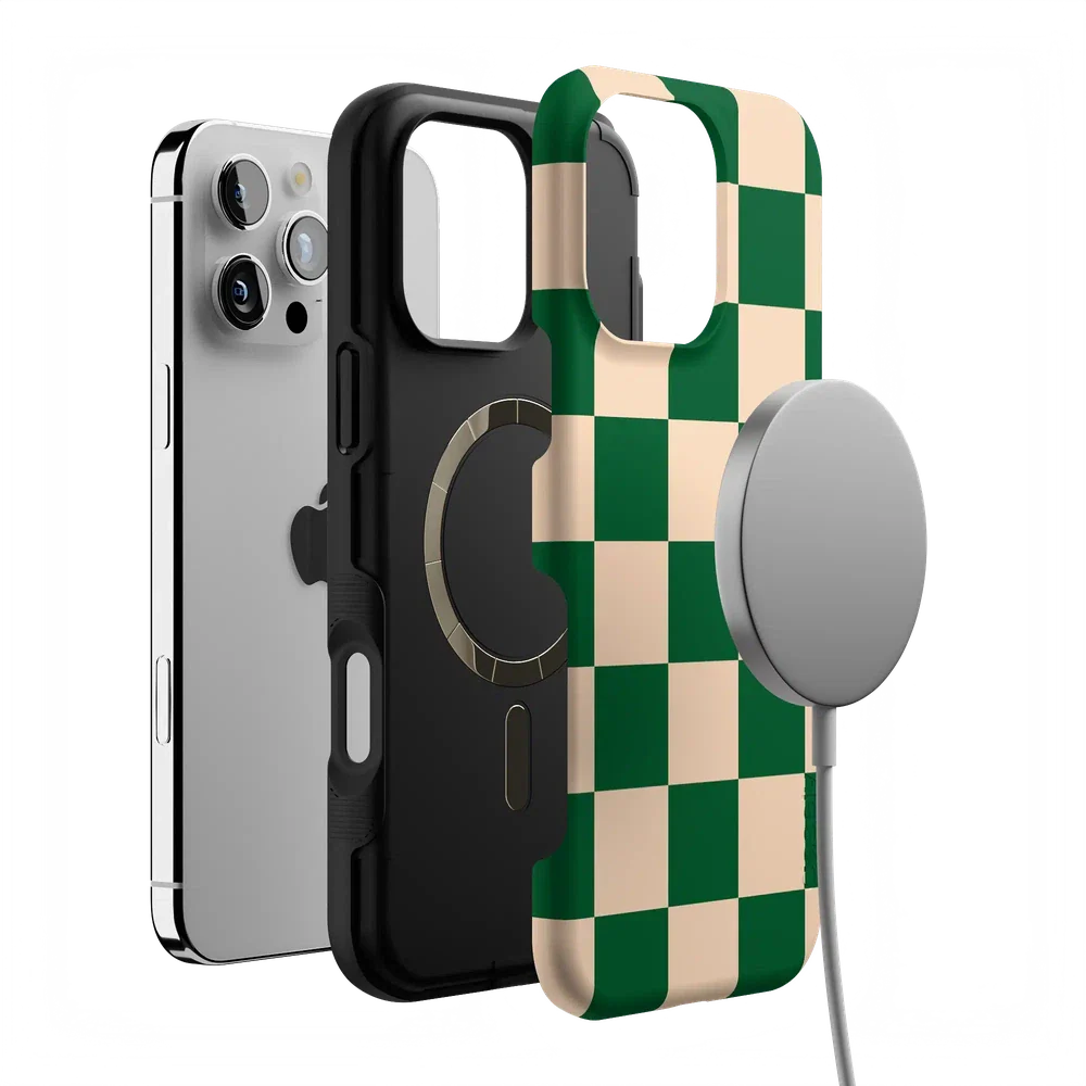 Fit Check | Green Checkerboard Case