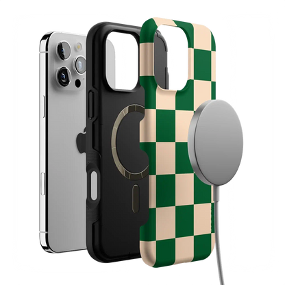 Fit Check | Green Checkerboard Case