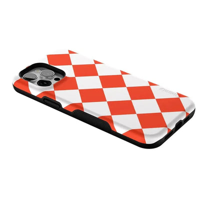 Red Checkerboard | High Contrast Design Case