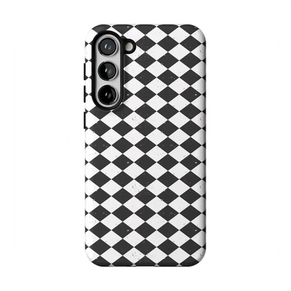 Salem's Hex | Black & White Checkered Case