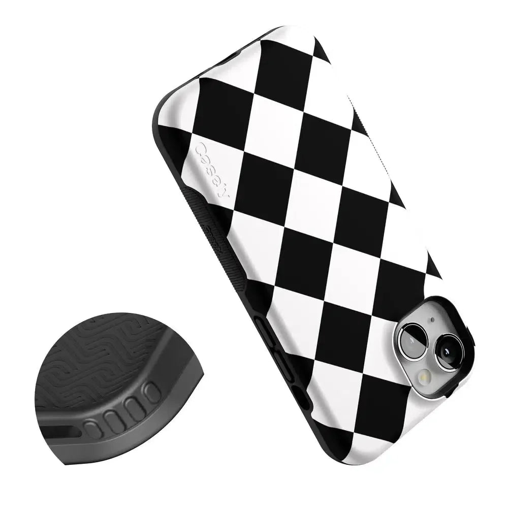 Black Checkerboard | High Contrast Design Case