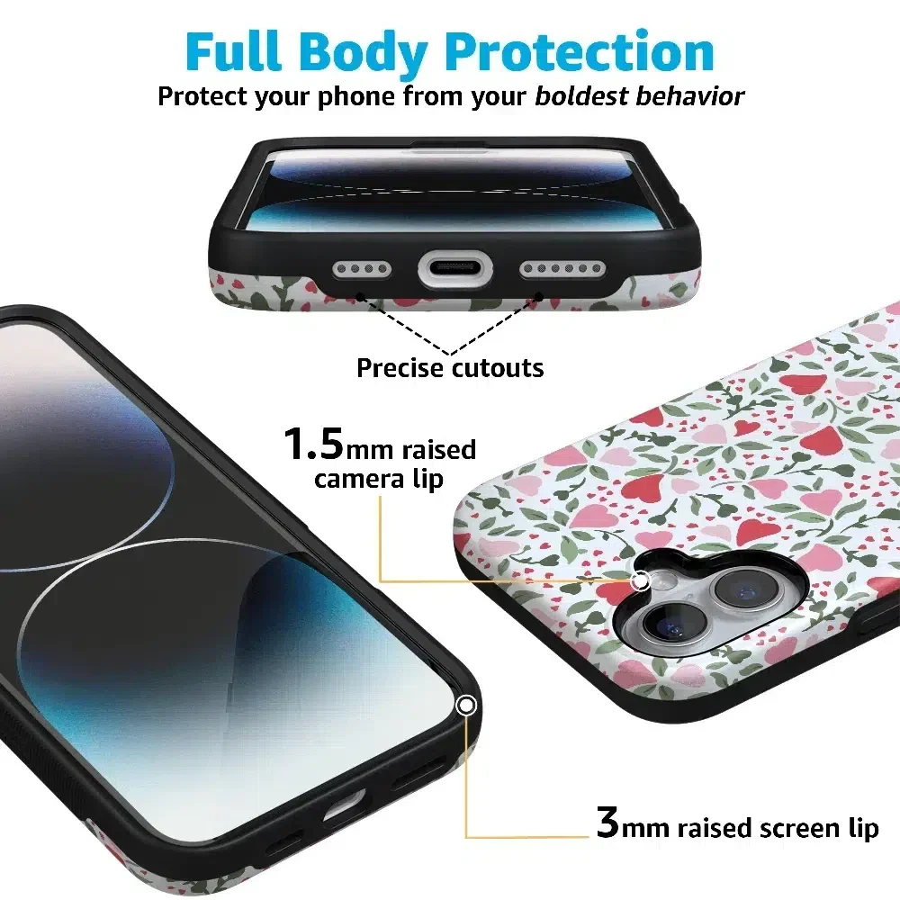 Vines of Love | Floral Heart Case