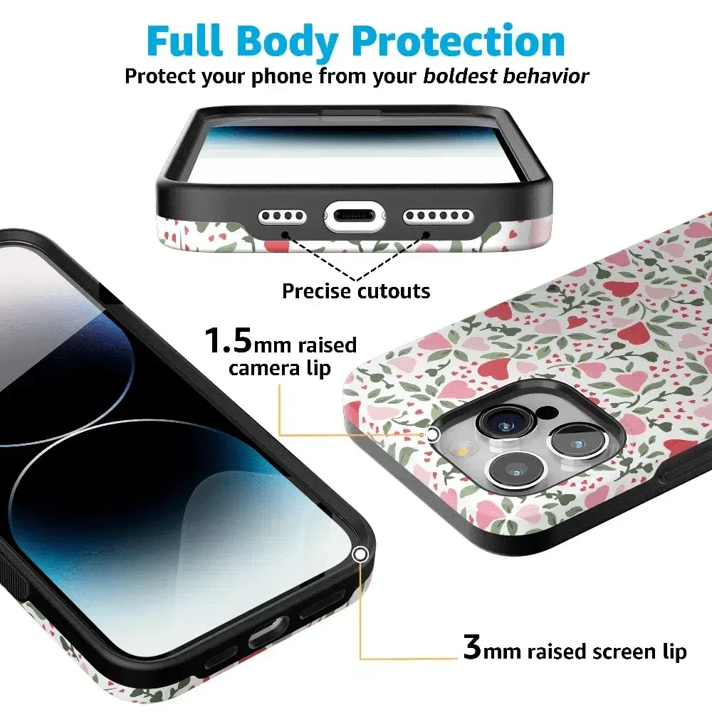 Vines of Love | Floral Heart Case