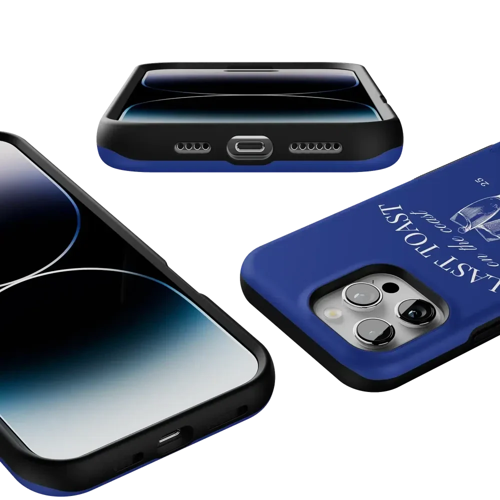 Last Toast | Blue Coastal Bachelorette Case