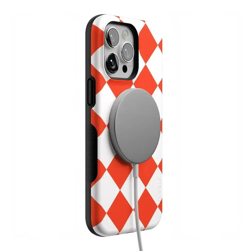 Red Checkerboard | High Contrast Design Case