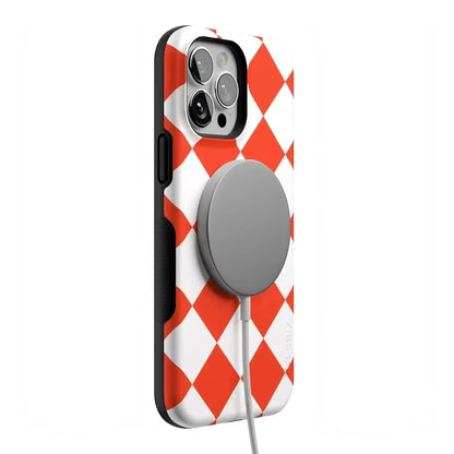 Red Checkerboard | High Contrast Design Case