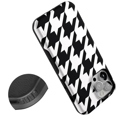 Houndstooth | High Contrast Design Case