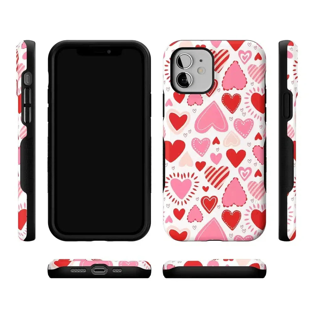 Love Struck | Heart Stickers Case