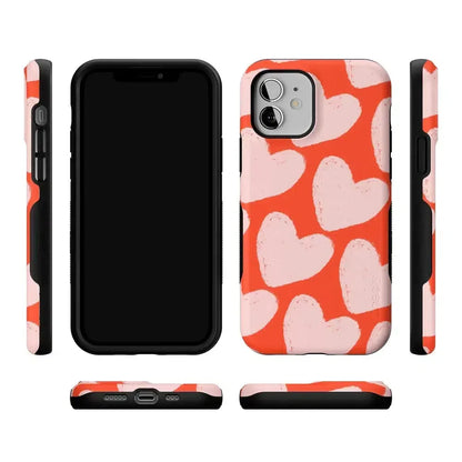 Love You More | Heart Doodle Case