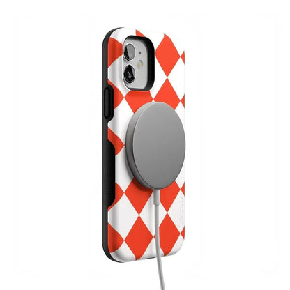 Red Checkerboard | High Contrast Design Case