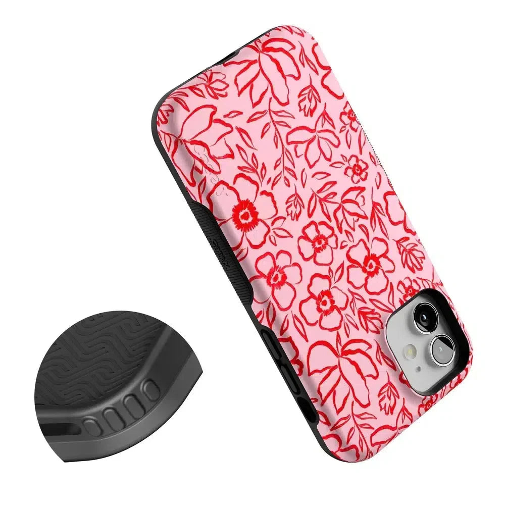 Blush Garden | Floral Doodle Case