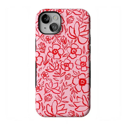 Blush Garden | Floral Doodle Case