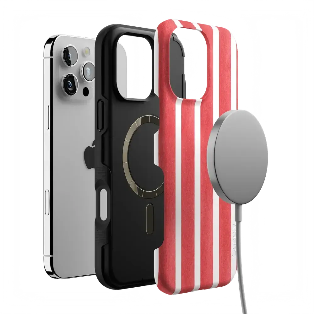 East Coast Summer | Red Stripes Case