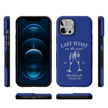 Last Toast | Blue Coastal Bachelorette Case