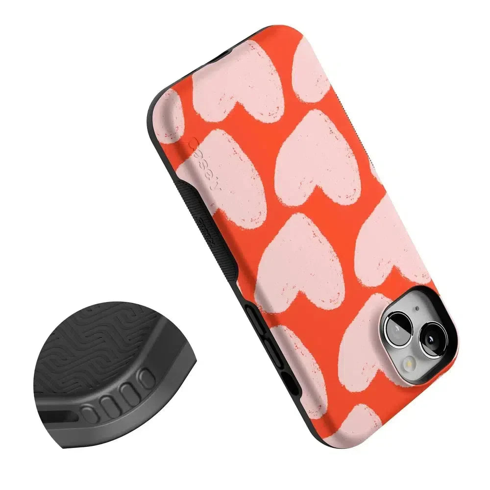 Love You More | Heart Doodle Case