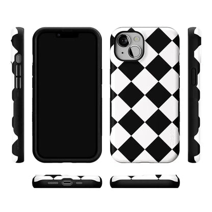 Black Checkerboard | High Contrast Design Case