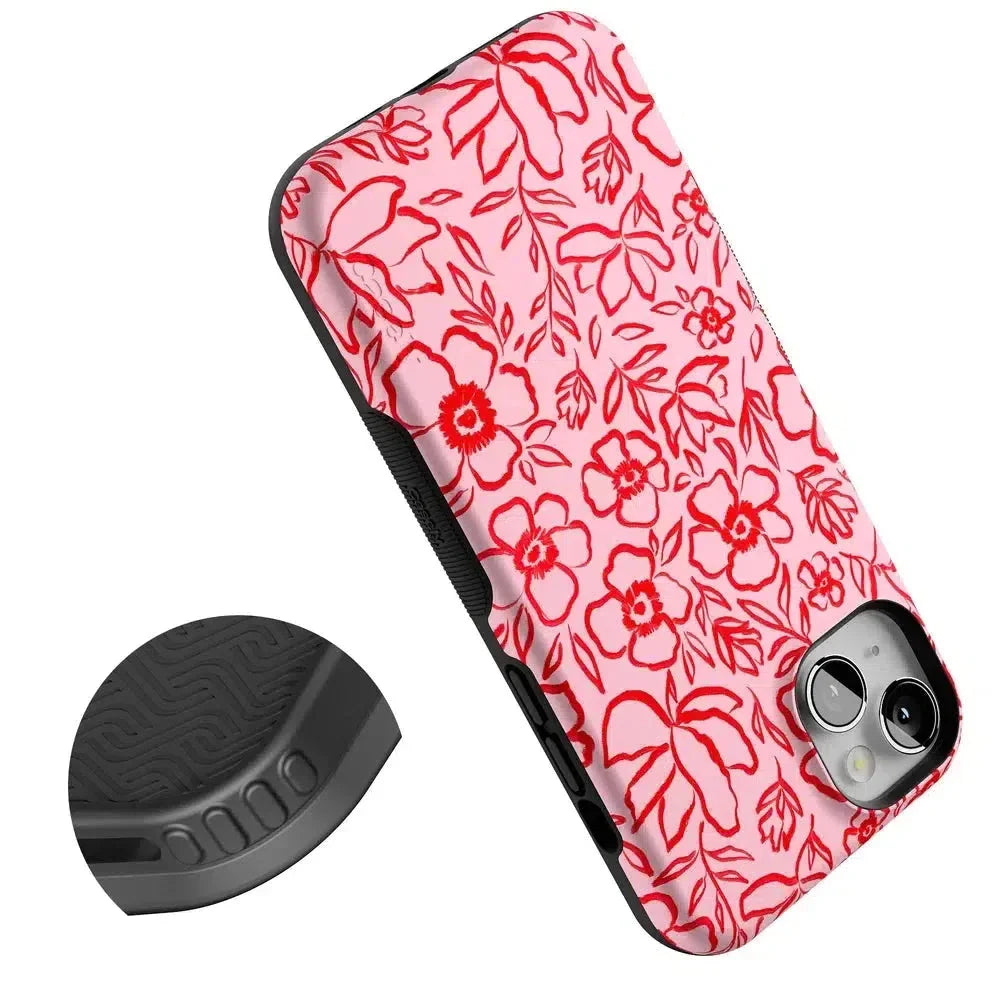 Blush Garden | Floral Doodle Case