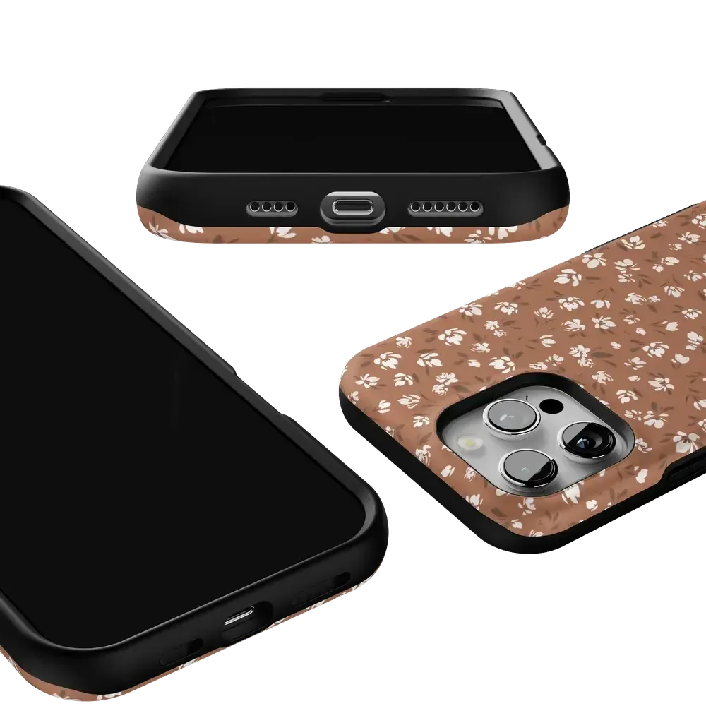 Mocha Meadow | Tiny Flowers Case