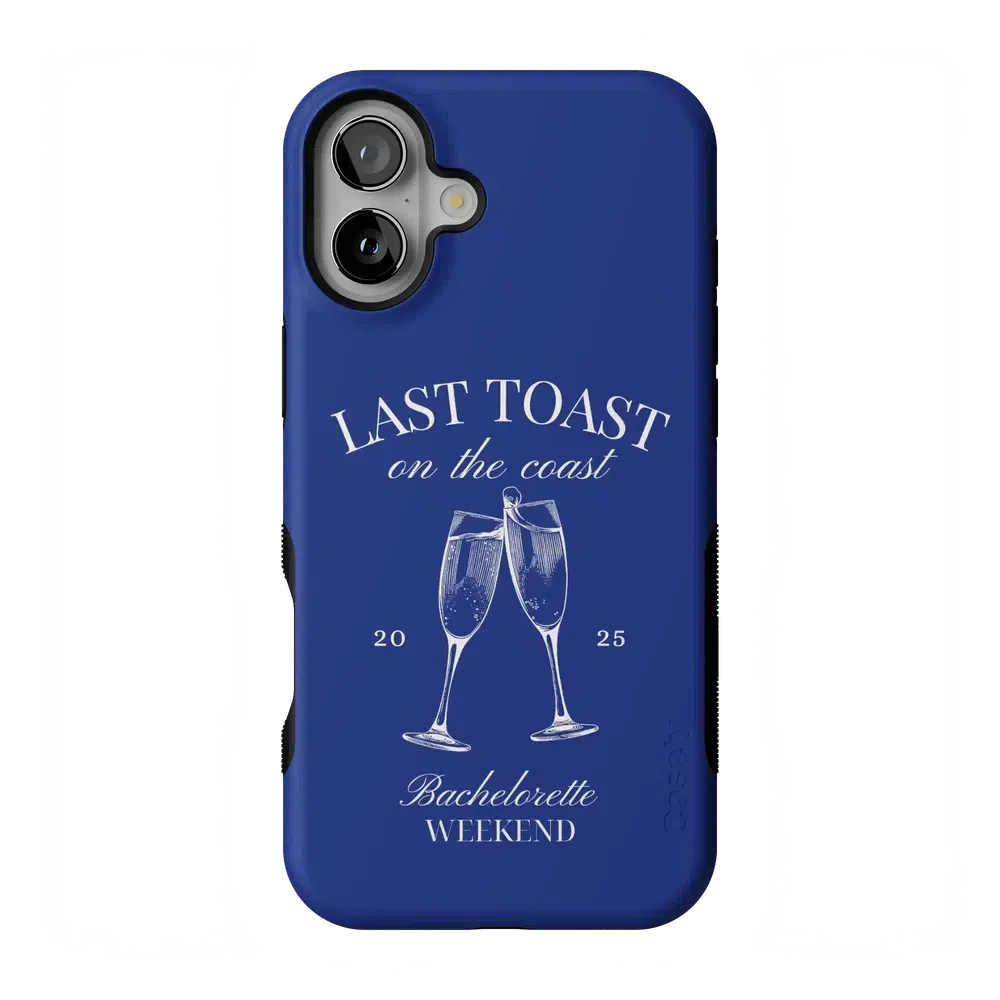Last Toast | Blue Coastal Bachelorette Case