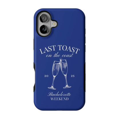 Last Toast | Blue Coastal Bachelorette Case