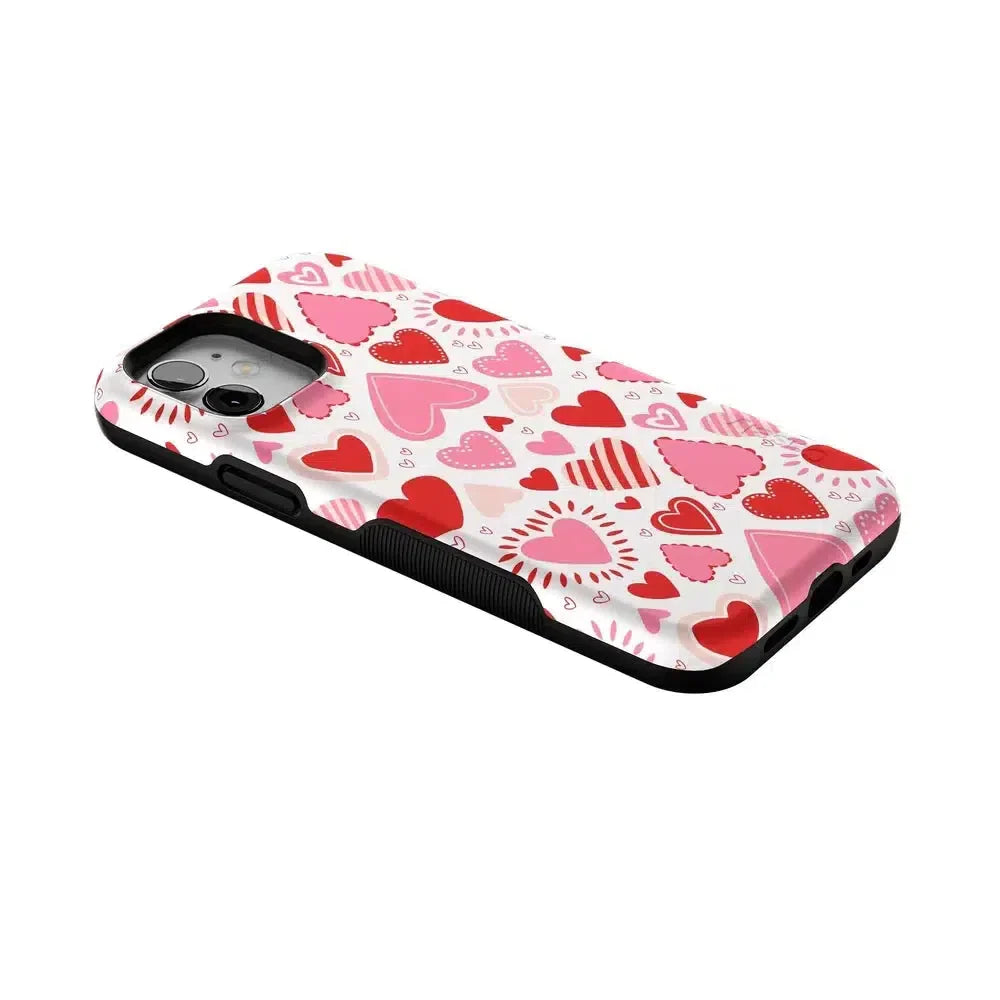 Love Struck | Heart Stickers Case
