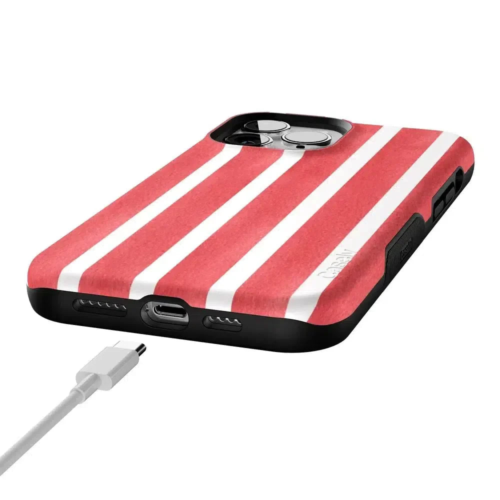 East Coast Summer | Red Stripes Case