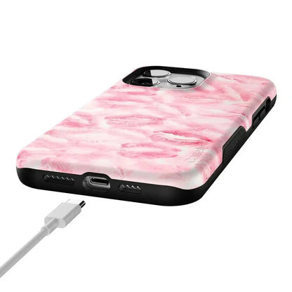 Sealed with a Kiss | Pink Lipstick Case