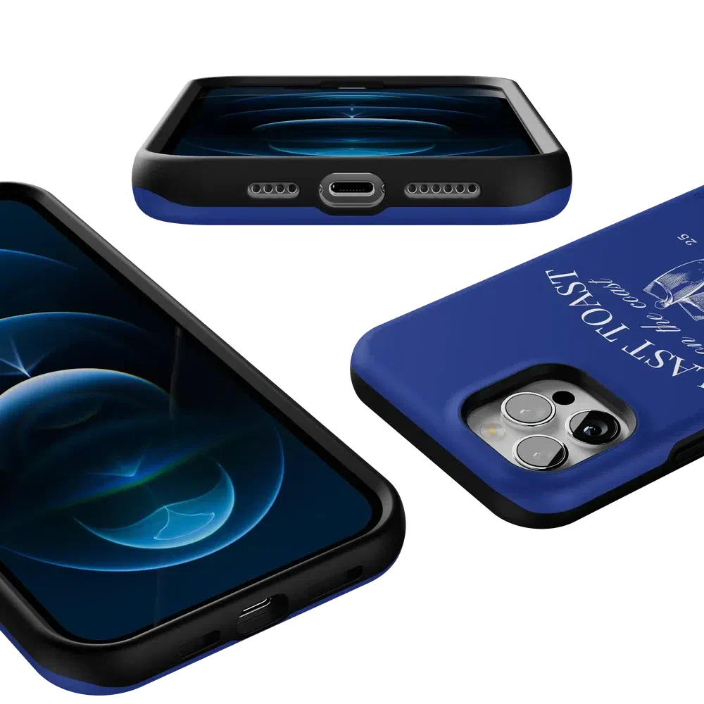 Last Toast | Blue Coastal Bachelorette Case