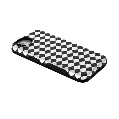 Salem's Hex | Black & White Checkered Case