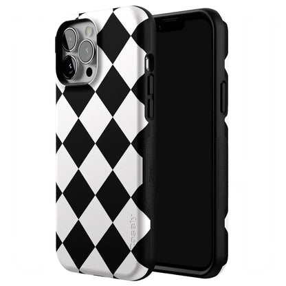 Black Checkerboard | High Contrast Design Case