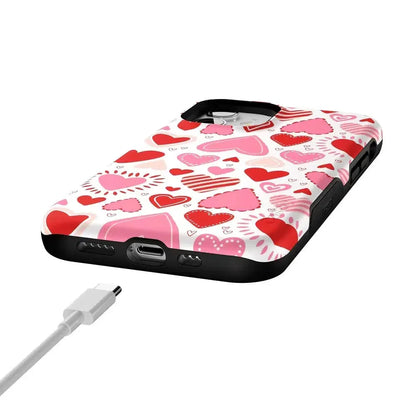 Love Struck | Heart Stickers Case