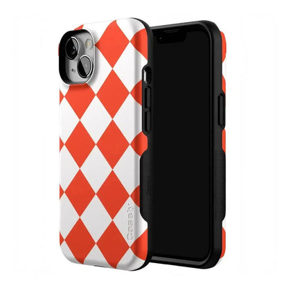 Red Checkerboard | High Contrast Design Case
